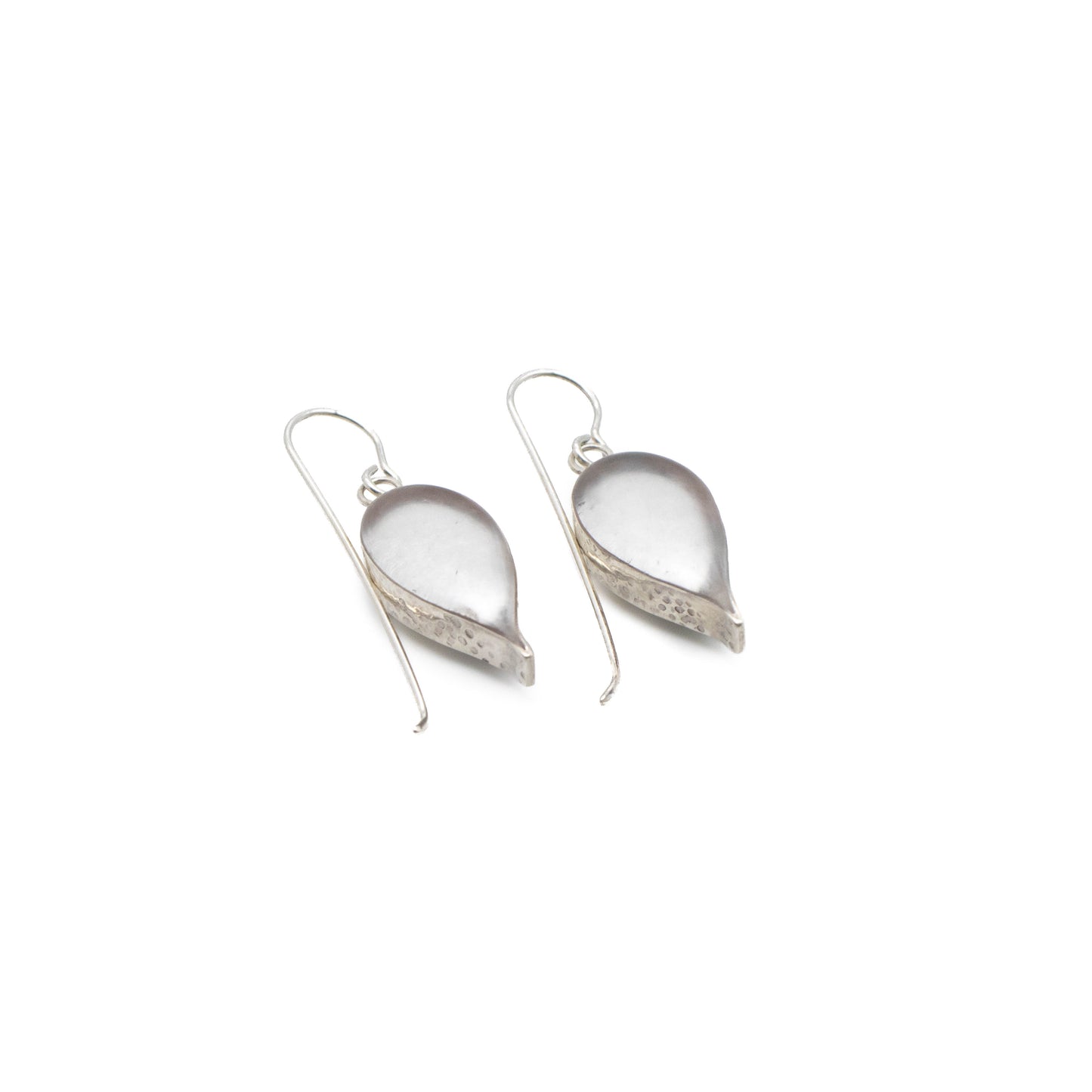Silver Resin Earrings