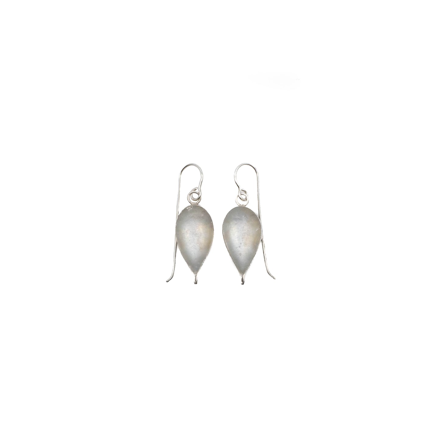Silver Resin Earrings