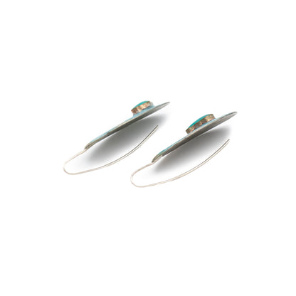Oval Enamel Earrings
