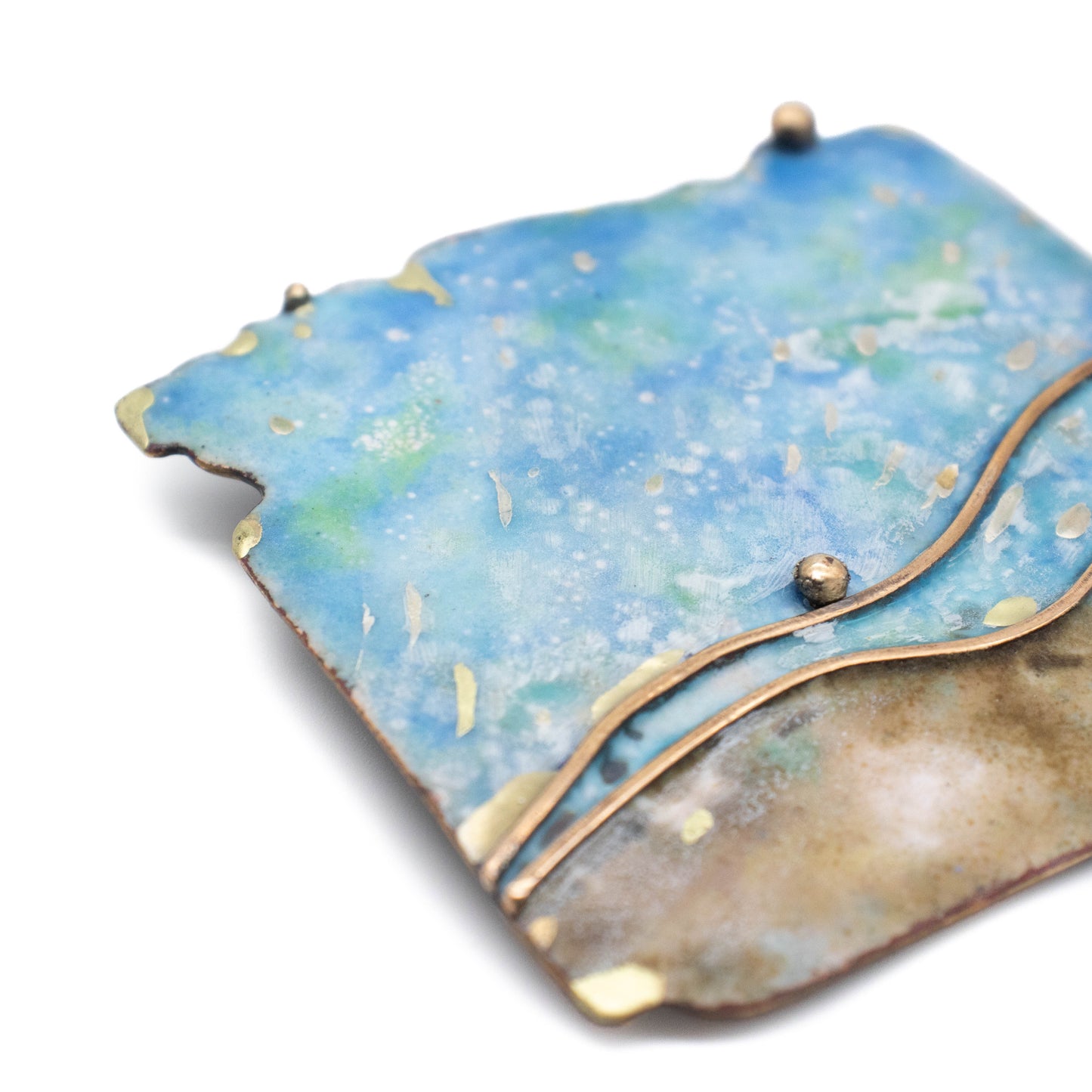 Sea &  Sky Brooch