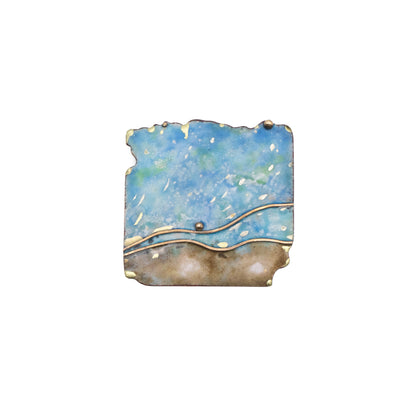 Sea &  Sky Brooch
