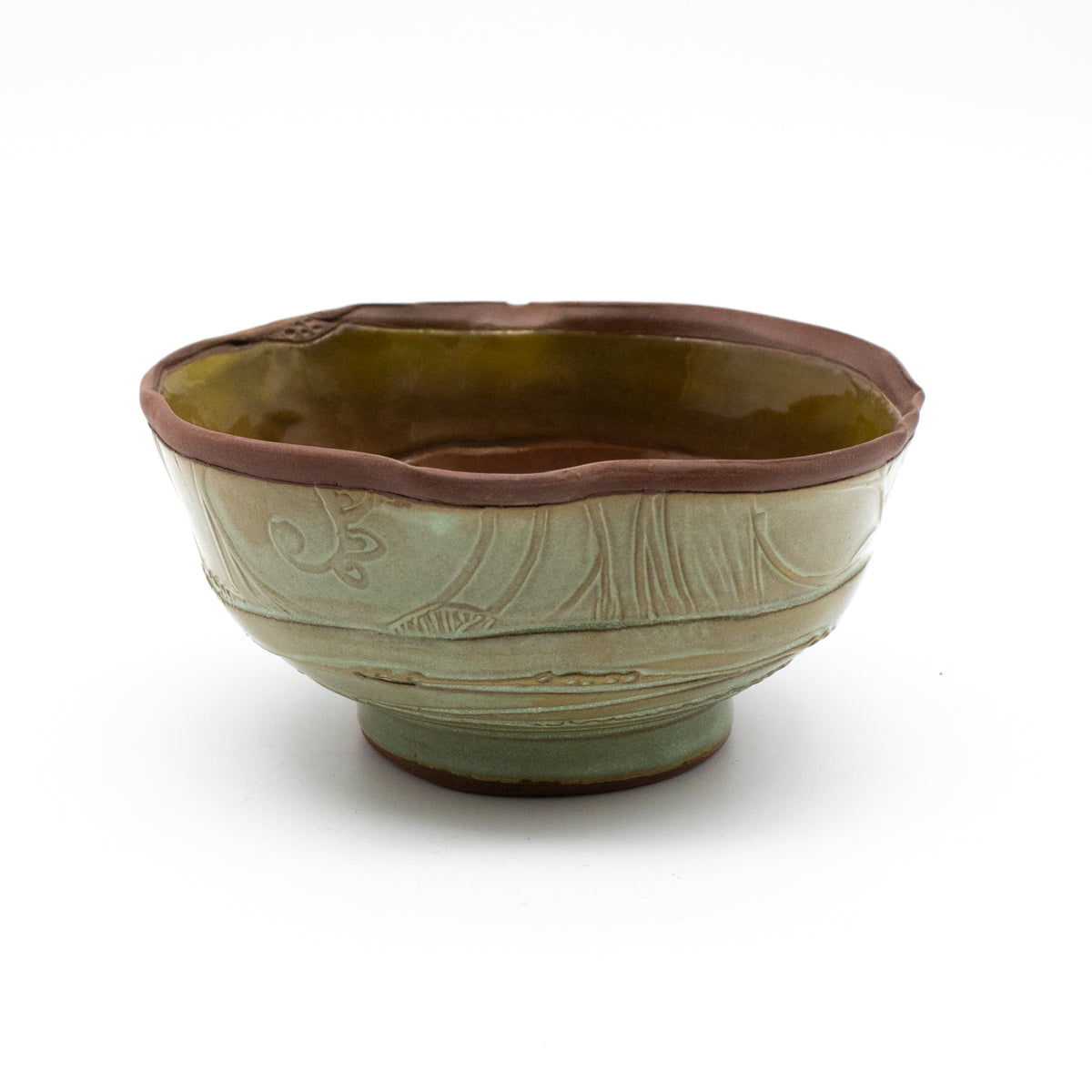 Slab Built Nesting Trio Bowls