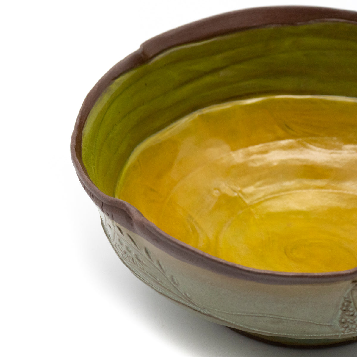 Slab Built Nesting Trio Bowls
