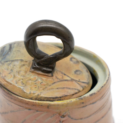 Slab Built Lidded Pot