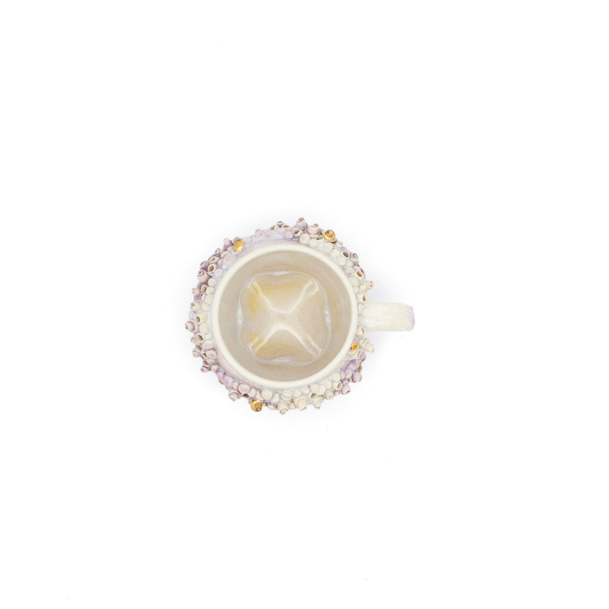 Teacup in Lavender with Gold