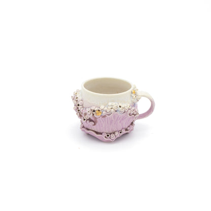 Teacup in Lavender with Gold