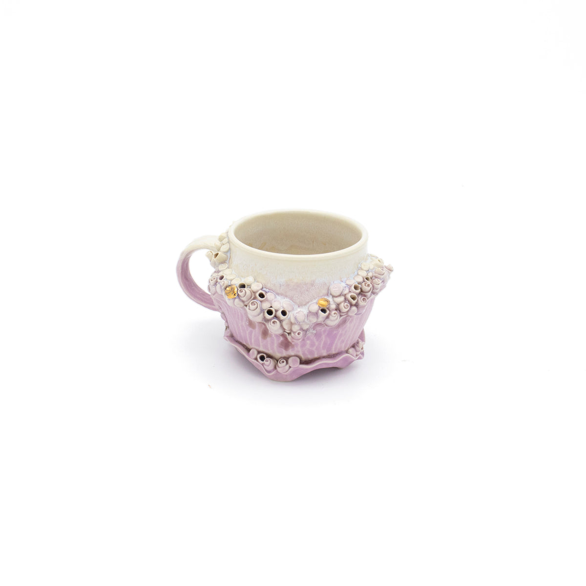 Teacup in Lavender with Gold