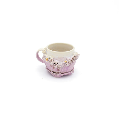 Teacup in Lavender with Gold