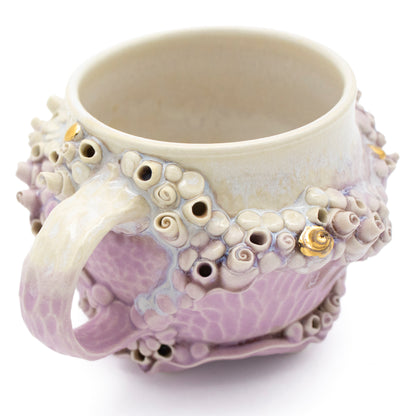 Teacup in Lavender with Gold