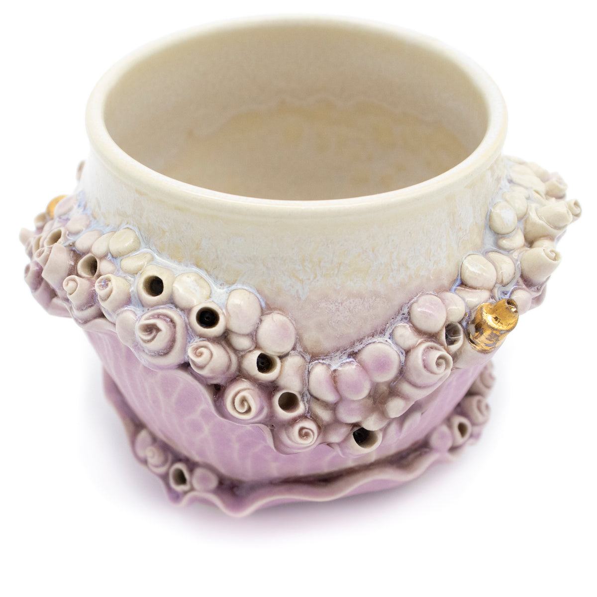 Teacup in Lavender with Gold