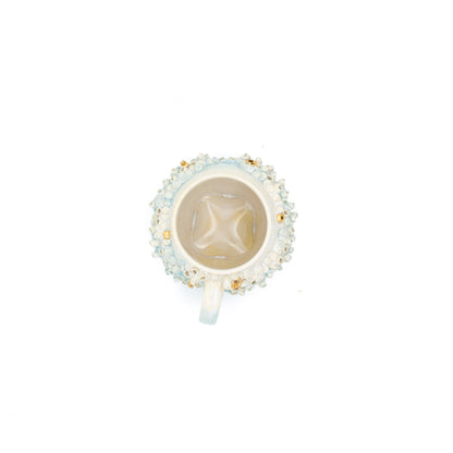 Teacup in Blue with Gold