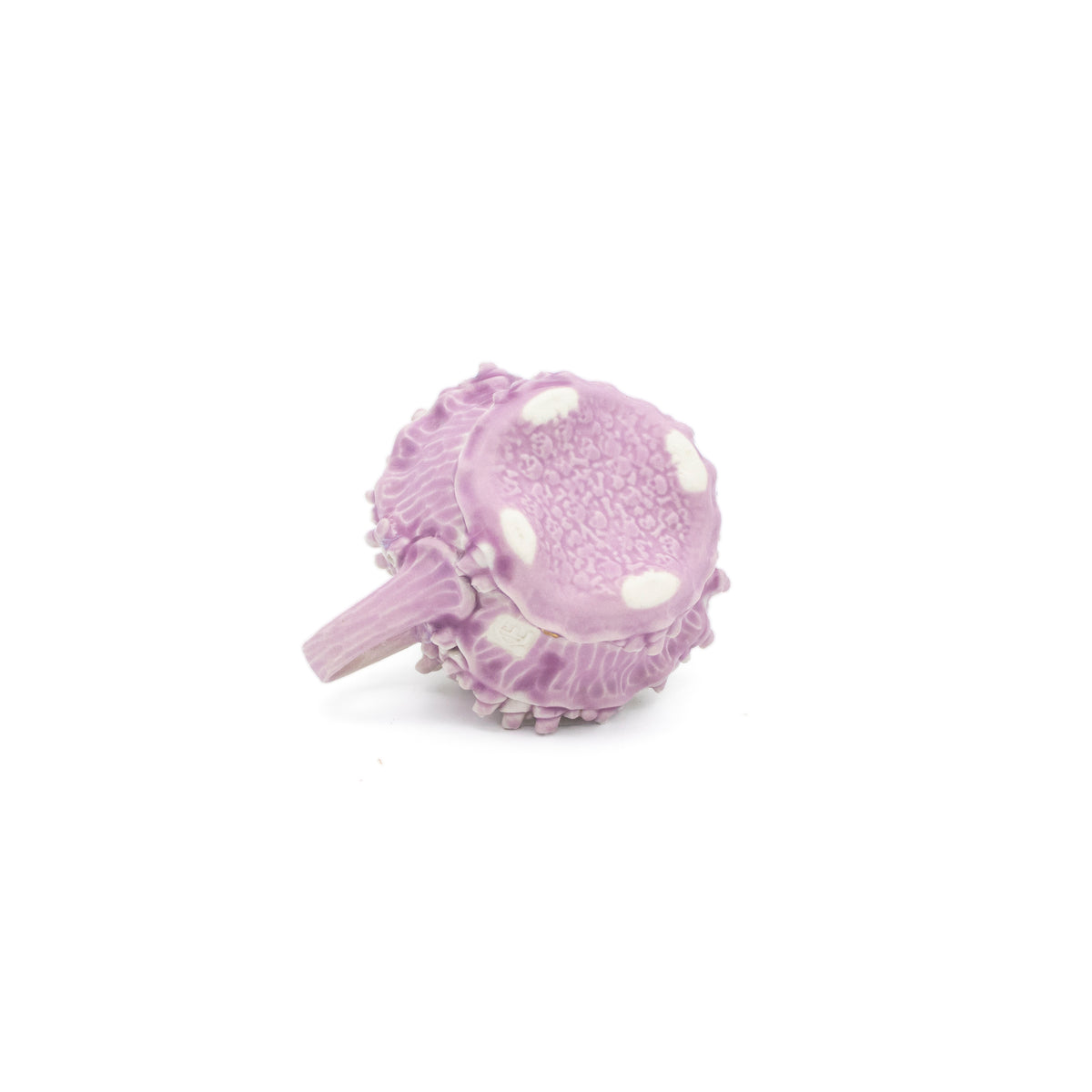 Bones Teacup in Lavender with Gold