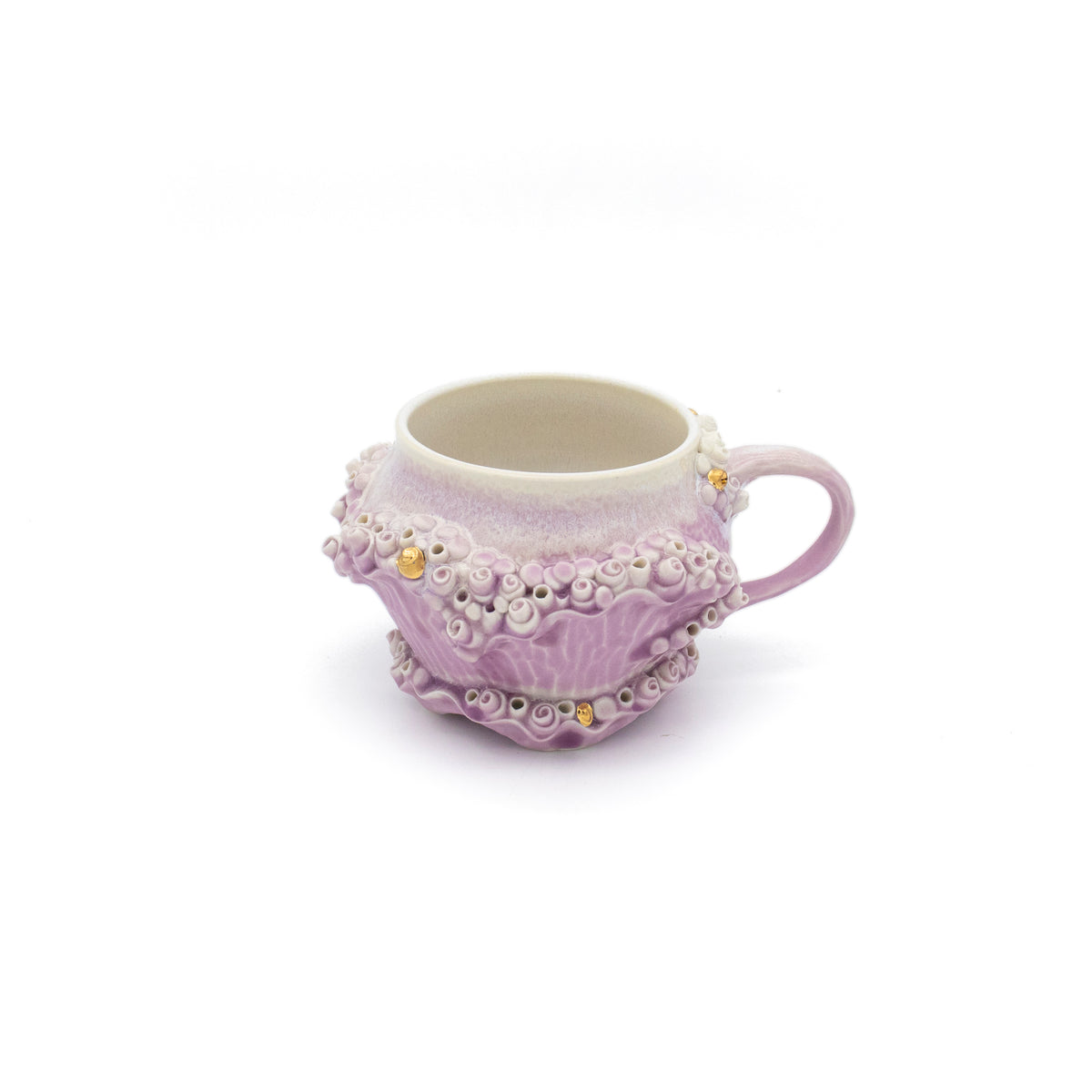 Mug in Lavender with Gold #1