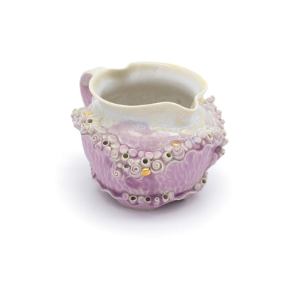 Pitcher in Lavender with Gold