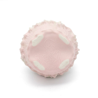 Bones Sugar Pot in Rose with Gold