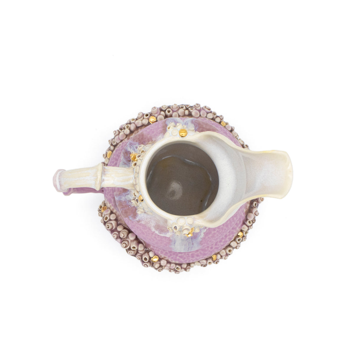 Ewer in Lavender with Gold