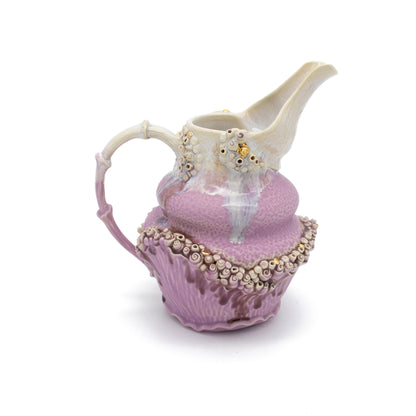 Ewer in Lavender with Gold