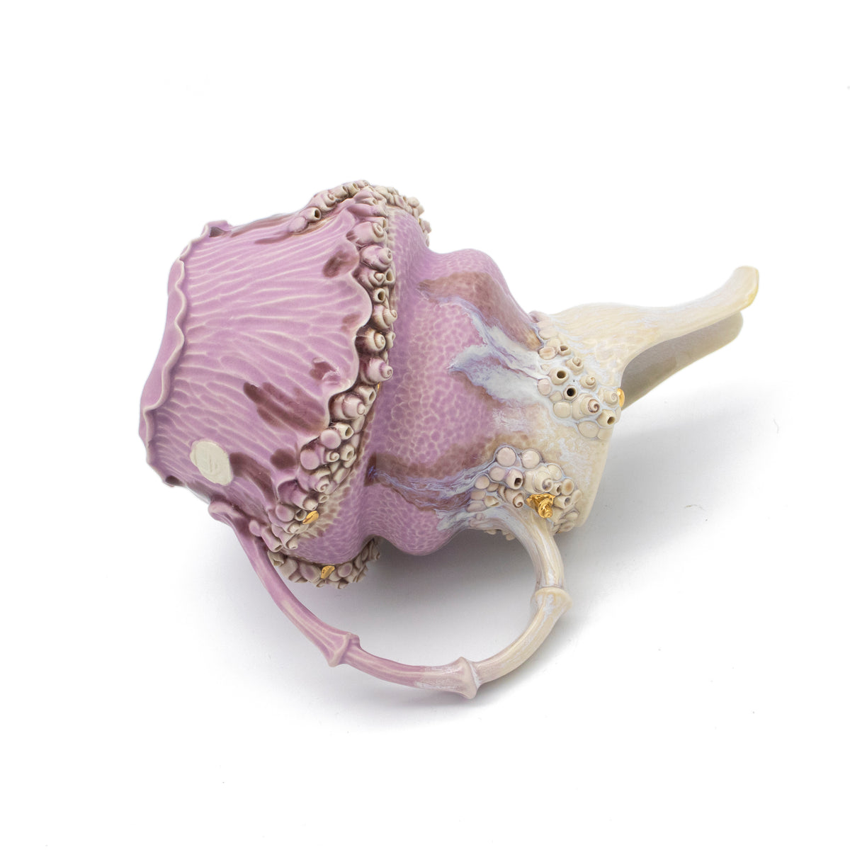 Ewer in Lavender with Gold