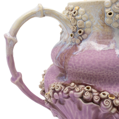 Ewer in Lavender with Gold