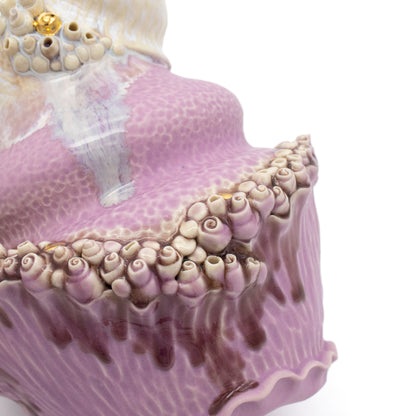 Ewer in Lavender with Gold