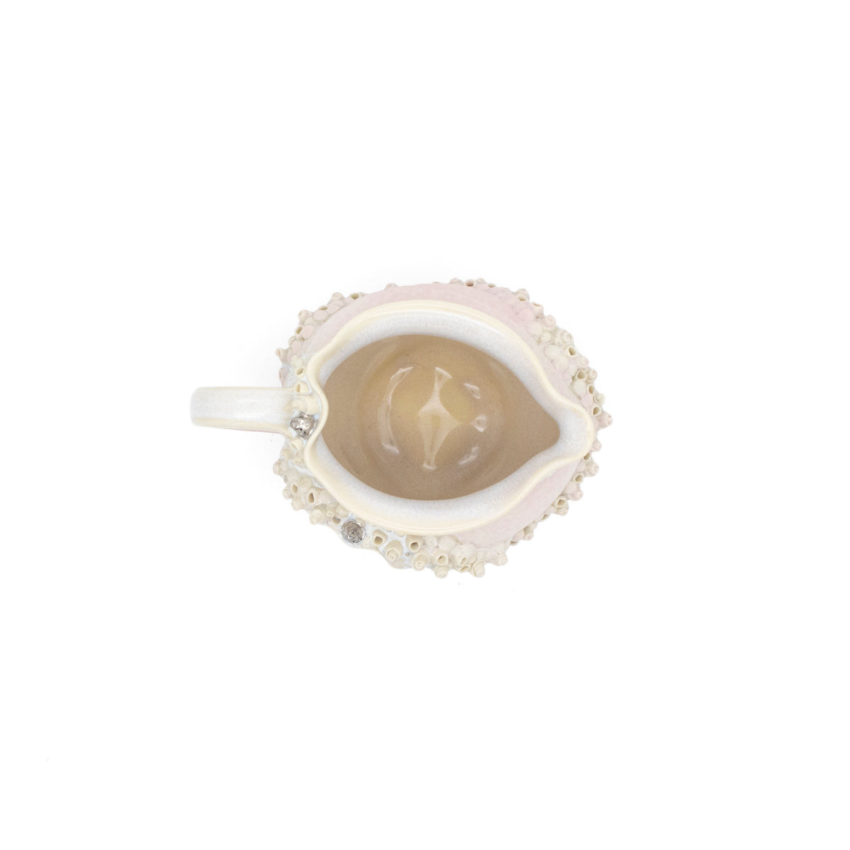 Pitcher in Rose with White Gold
