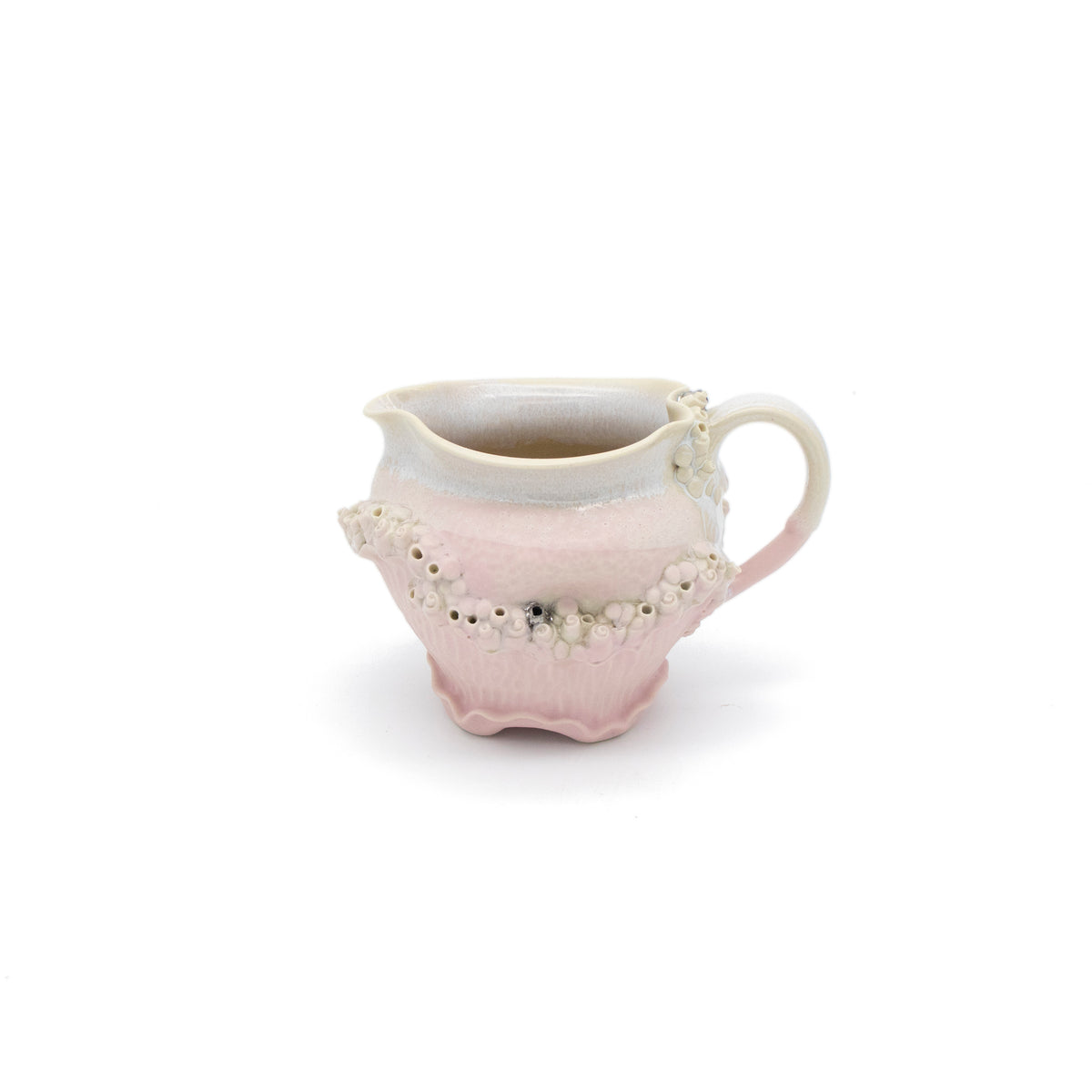 Pitcher in Rose with White Gold
