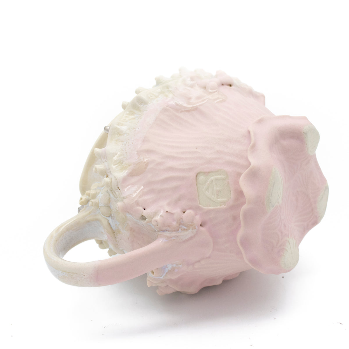 Pitcher in Rose with White Gold