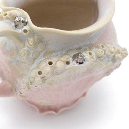 Pitcher in Rose with White Gold