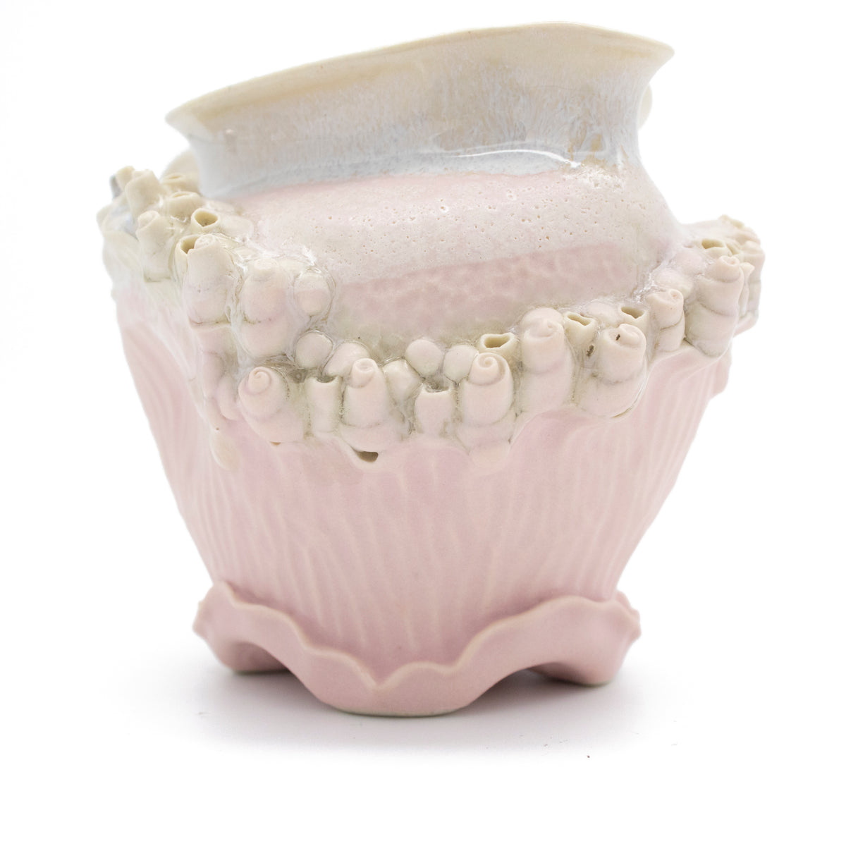 Pitcher in Rose with White Gold