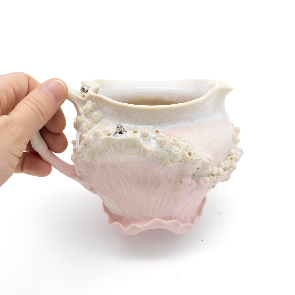 Pitcher in Rose with White Gold