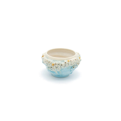 Small Bowl in Blue with Gold