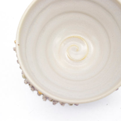 Medium Bowl in Lavender with Gold