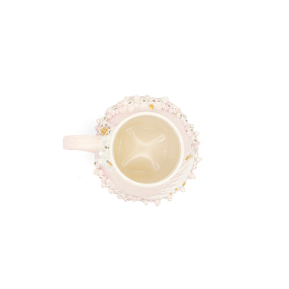 Bones Mug in Rose with Gold
