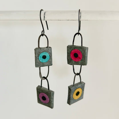 Circle Loves Square Earrings