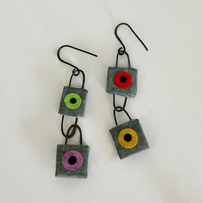 Circle Loves Square Earrings