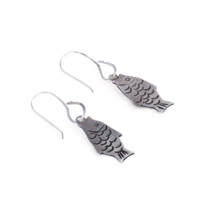 Hooked Fish Earrings
