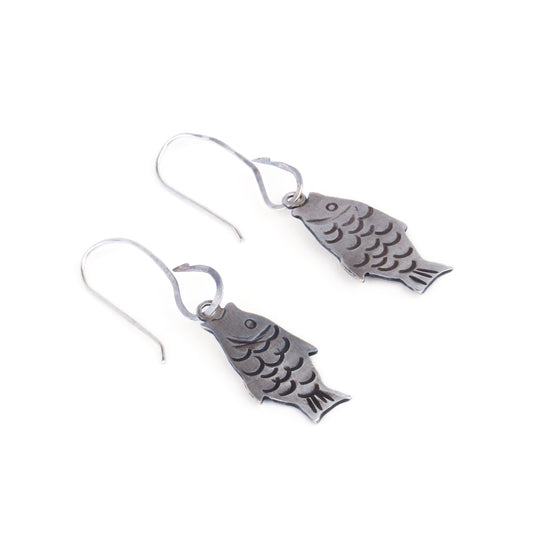 Hooked Fish Earrings