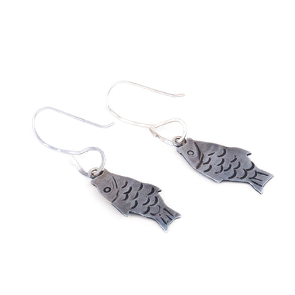 Hooked Fish Earrings