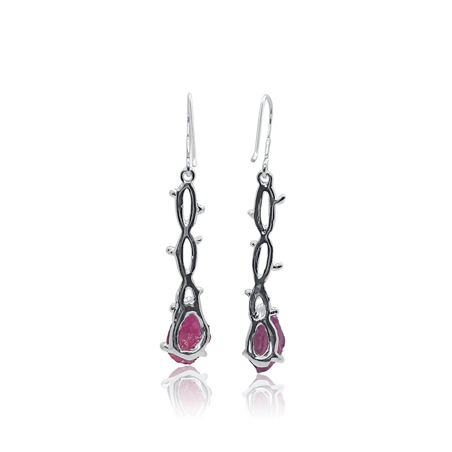 Flora - Tourmaline Branch Earrings