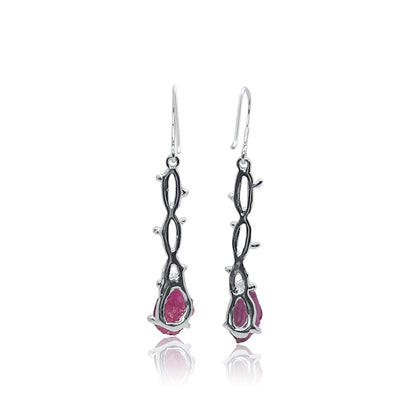 Flora - Tourmaline Branch Earrings