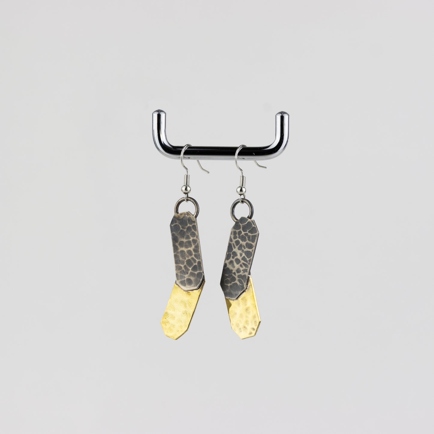 Textured Brick Earrings