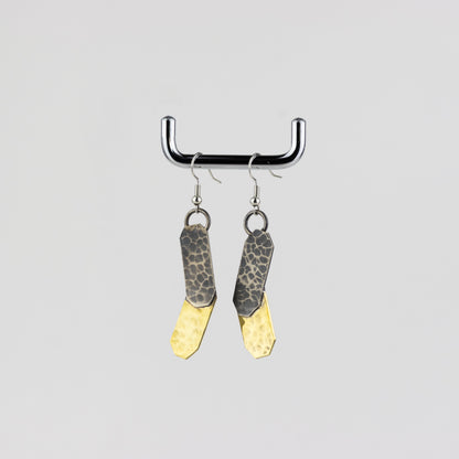 Textured Brick Earrings