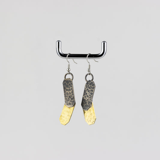 Textured Brick Earrings