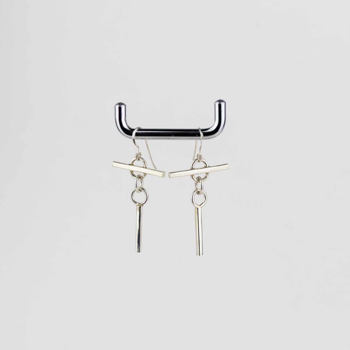 Square Wire "T" Earrings