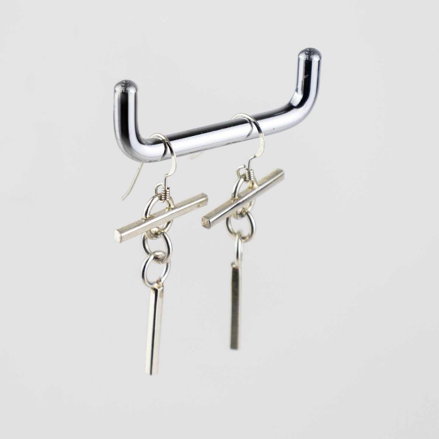 Square Wire "T" Earrings