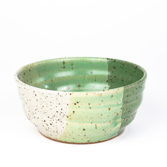 White and Green Bowl