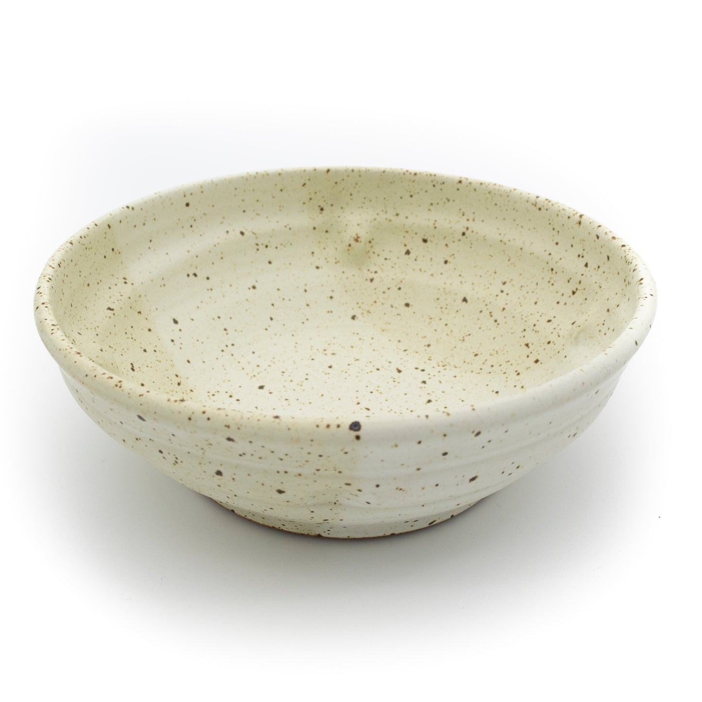 White and Cream Speckled Bowl