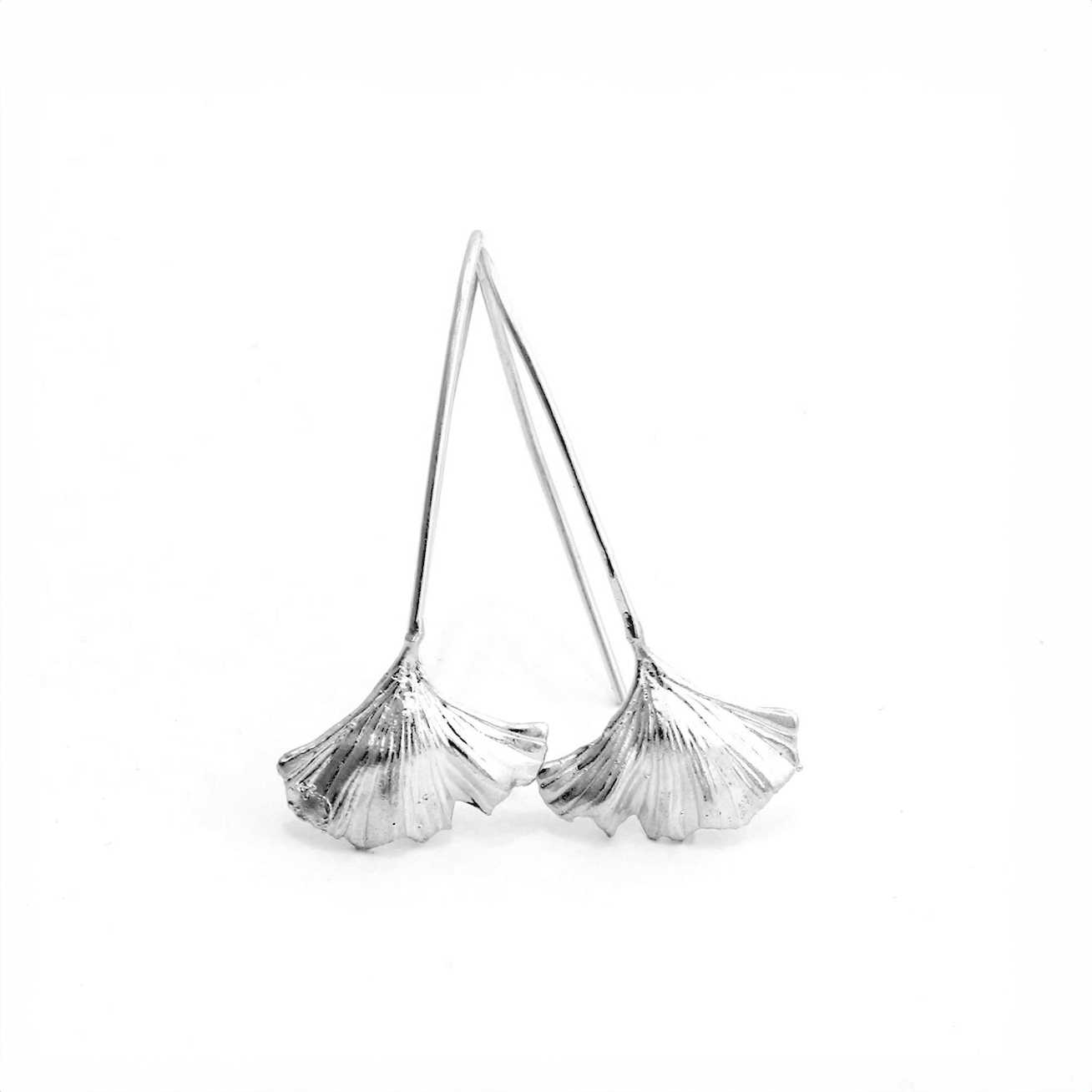 Ginkgo Leaf Earrings