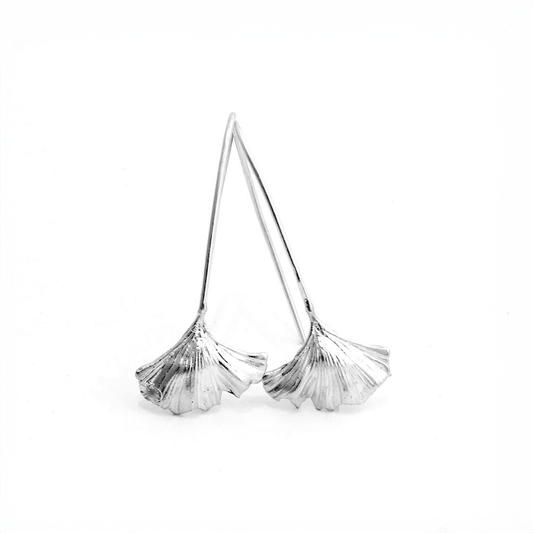 Ginkgo Leaf Earrings