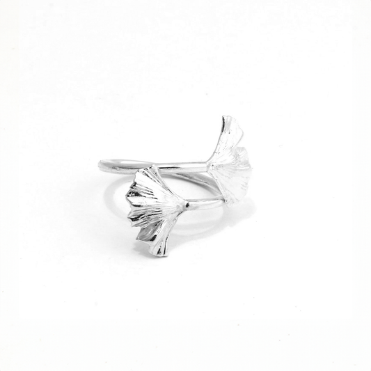 Ginkgo Leaf Ring